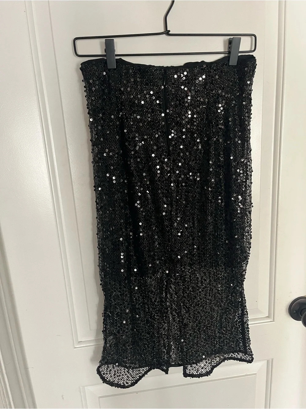 J. Crew Collection Black Sequin skirt